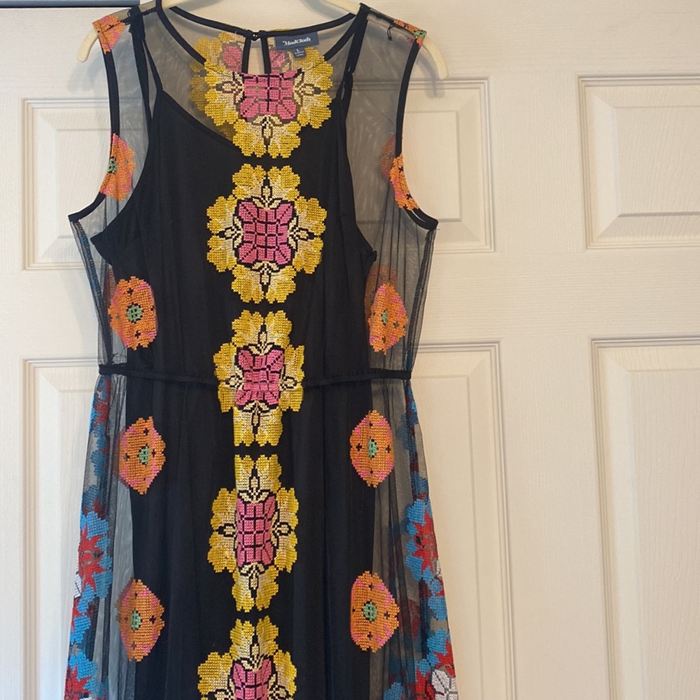 NWOT embroidered ModCloth dress